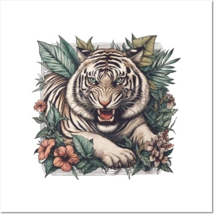 White Tiger Posters and Art